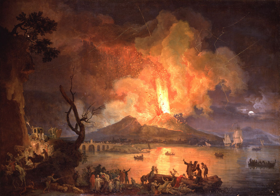 mount vesuvius erupting
